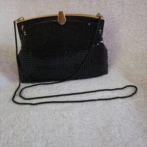 Black Sequin Dinner Purse